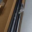 Ivilon Drapery Treatment Window Curtain Rod - Square Design 1 1/8 Rod. 120 to 240 Inch - Antique Black