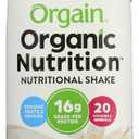 Orgain, Nutri Shake Sweet Vanilla Bean Organic, 11 Fl Oz (EXP 10/05/26)