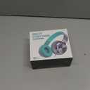 AILIHEN C8 Wired Headphones with Mic and Volume Control - Noise Isolating On-Ear Headphones, Folding Lightweight Corded 3.5mm Headset for Cellphones Tablets Chromebook Laptop Computer (Grey/Mint)