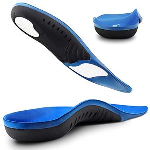 Plantar Fasciitis Insoles, High Arch Support Shoe Inserts Men Women, Orthotics Gel Running Insoles for Flat Feet - Arch Pain - Pronation - Metatarsalgia Pain Relief Heavy Duty Support(Trim to Fit) M