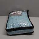 Yescool Weighted Blanket For Adults (17 Lbs, 48" x 72", Teal) Cooling Heavy Blanket For Sleeping Perfect For 160-180 Lbs, Twin Size Breathable Blanket With Premium Glass Bead, Machine Washable