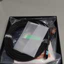 8K Detachable Full Fiber Optic Armored HDMI 2.1 Cable 50FT, Ultra High Speed 48Gbps, Support 8K@60Hz 4K@120Hz, Dynamic HDR, eARC, Compatible with PS5/Xbox/Blu-ray/TV/Monitor/Projector