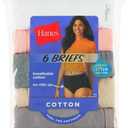 Hanes women's Hi-Cut Panties Pack, Lightweight Cotton Hi-Cuts, 6-Pack (XXL)