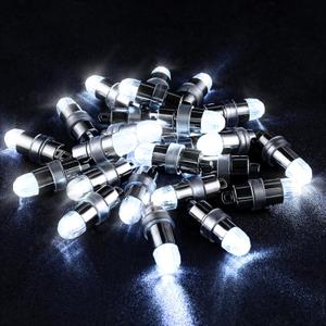 LIHAO 24x Battery Operated LED Party Lights Bulbs for Paper Lantern Balloons Party Decoration, Waterproof - White