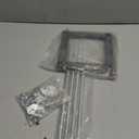 ShadeMart Reinforced Base Frame for Shade Sail Pole, Versatile Use for Soil, Deck, Concrete Surfaces Silver