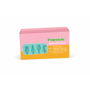 Kids Popsicle Molds, 10-Cavity Food-Grade Silicone Ice Pop Cream Molds, with Reusable Sticks, Non-Stick Flat Design, Easy Release, Stackable for Space Saving,  Pack of 3