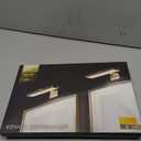 EZVALO Picture Light for Wall, Rechargeable 2400mAh Battery Lights Wireless Remote, 3 Color & Dimmable Magnetic 7.87'' LED Lights Display for Painting, Living Room, Gallery, Bedroom(Gold-3P)