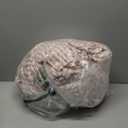 KKJIAF 4 Pieces Plaid Ruffle King Size Sheets Set, Cotton Gingham King Sheet Set Linen Feel Comfy Breathable Ruffed Plaid Bed Sheet Set with 16 Inch Deep Pocket, Light Pink