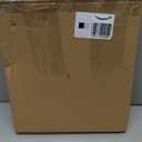 Desk File Organizer, Paper Organizer with 4 Letter Trays and 2 Vertical Upright Sections, Desk Organizers and Accessories for Office, School, Home, Black