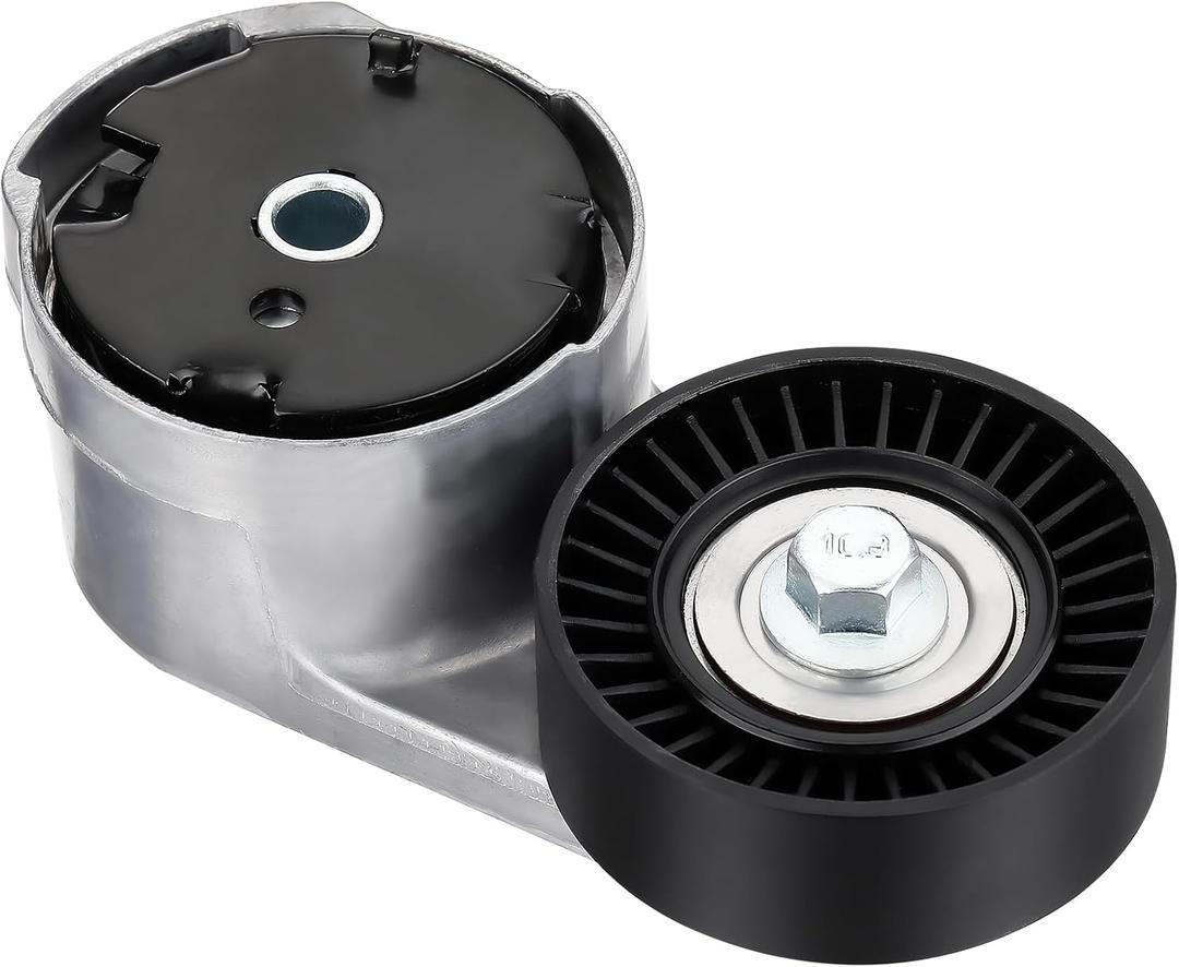 39282 Belt Tensioner Assembly with Pulley Fit for Chrysler Town & Country 2011-2016 &Fit for Dodge Challenger, Charger, Durango, Grand Caravan, Journey & Jeep Grand Cherokee & Ram 1500, C/V