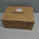 Battery Operated Wall Sconce, 2-Lights Vinatge Brass Wall Lighting with Amber Tluip Shade Rechargeable Bulb with Remote for Living Room, Bedroom (1 pack)