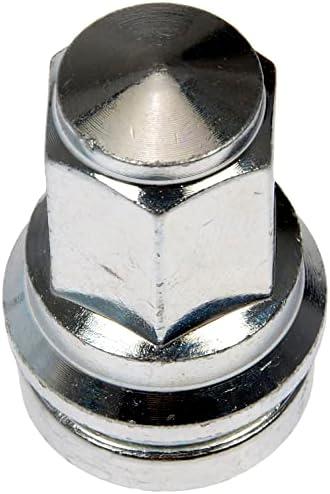 Dorman 611-930 M14-1.50 Wheel Nut Flanged - 21mm Hex, 48.5mm Length Compatible with Select Ford Models, 10 Pack (OE FIX)