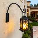 Qiang Ni Hanging Plant Bracket Hooks: 8 Inch Wall Plant Hook Planters and Decor - 2 Piece Rust-Resistant and Secure Brackets Maximize Your Outdoor Living Space