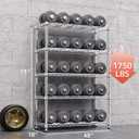 M MZG 1750 LBS Storage Shelves 5-Tier Utility Shelving Unit Steel Organizer Wire Rack for Home,Kitchen,Office,Garage, Capacity 17.7" D x 47.2" W x 72.3" H | Organizer Wire Rack, for Home, Kitchen, Office, Garage, 1750 LBS Capacity