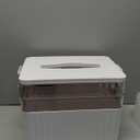 3-Tier Medicine Organizer - Portable Medicine Cabinet with Plastic Handle, Multipurpose Medical Box, Pill Organizer, Empty First Aid Kit for Home