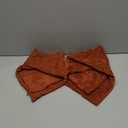 MIULEE Pack of 2 Couch Throw Pillow Covers 18x18 Inch Soft Burnt Orange Chenille Pillow Covers for Sofa Living Room Solid Dyed Pillow Cases