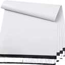Metronic Poly Mailers 24x24 50PC White, Extra Large Shipping Bags Mailing Envelopes with Strong Adhesive, 2.5Mil Thick Mailers Poly Bags for Shipping, Mailing Bag Packaging Bag for Small Business
