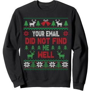 Do I Look Like I Flight Economy Funny Christmas Ugly Sweater Sweatshirt Small