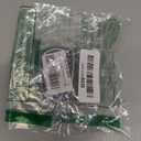 QBUC for Cadillac Key Fob Cover with Keychain Chrome Trim Soft TPU Protection Case Compatible with 2015-2019 Cadillac Escalade ATS CTS CT6 XTS XT5 SRX 5-Buttons(Black)