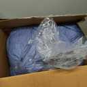 Bedsure King Size Comforter Set - Infinity Blue Soft Bedding for All Seasons, Cationic Dyed Bed Set, 3 Pieces, 1 King Size Comforter (104"x90") and 2 Pillow Shams (20"x36"+2")