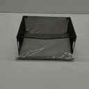Sinboun Hanging File Organizer Letter-Size File Holder Filing Box Includes 5 Hanging Folders - Metal Mesh Magazine Letter Storage Cabinets File Cart for Office Home School, No Assembly Required