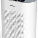 Air Purifiers for Home Large Room up to 2200ft, PM2.5 Air Quality Sensor Smart Mode, 20dB Sleep Mode & Night Light, H14 HEPA Filter Air Purifiers for Bedroom, Pets, Dust, Pollen, Tailulu HQKJ-180