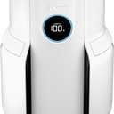 Shark Air Purifier for Home, NeverChange, for Large Room, Bedroom, Home Office, HEPA-Exceeding Filter, Captures Pollutants, Pet Dander, Dust, Odor, Smoke, and More, HP153, White (White (650 sq. ft))