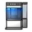Nugget Ice Maker, 44Lbs/24H with 0.8 Gallon Tank, Soft Chewable Pellet Ice Ready in 5min Portable Ice Machine, Stainless Steels Ice Makers Countertop Self-Cleaning for Kitchens/Home/Office/Bar