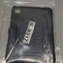 Soke Case for iPad Pro 11 Inch 2022/2021/2020/2018/iPad Air 5th/4th Generation,Built-in Screen Protector - Support 2nd Apple Pencil Charging - Heavy Duty Rugged Protective Kickstand Case - Black