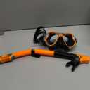 Greatever Dry Snorkel Set,Panoramic Wide View Anti-Fog Scuba Diving Mask,Professional Snorkeling Gear for Adults