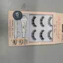 FlutterHabit Flirt Ready Set Starter Kit, DIY Eyelash Extensions, Lash Clusters for Women, Professional Quality At Home Eyelash Extension Kit, Natural False Lashes, 3 Lash Sets, Lash Glue Included
