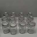 WELLIFE Wide Mouth Mason Jars, 12 Pack Mason Jars 32 oz for Pickling, Canning, Fermenting and Food Storage, Microwave & Dishwasher Safe