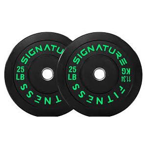 AMGYM 2 Inch Bumper Plates10-500lbsBarbell Rubber Olympic Weight Plates Set for Home Gym, Strength Training & Weight Lifting, Multiple Options Colors