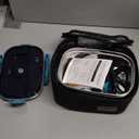 FORABEST Heated Lunch Box - 80W Electric Lunch Box - Portable Food Warmer with 2 Stainless Steel Containers 1.5L, Carry Bag & Leakproof Lid - 12V/24V Car/Truck & 110/220V Home/Office - Neon Blue