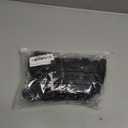 Yunlly 20 Pcs Extra Large Satin Scrunchies Extra Long Silk Hair Tie Elastic Non Slip Ponytail Holders Stylish Hair Accessories for Women Thick Curly, Natural and Dreadlock, Black