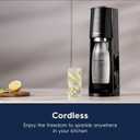 SodaStream Terra Sparkling Water Maker (White) with CO2 and Dishwasher Safe Bottle