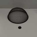 HOLIDYOYO 1Pc Round Stainless Steel Plate Cover Food Protector for Dining Table Modern Black Mesh Design Outdoor Picnics Kitchen Use : Home & Kitchen