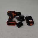 BLACK+DECKER 20V MAX Cordless Drill/Driver Kit with Battery, Charger, and Double Ended Bit (BDCDD120C)