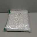 Extra Wide Shower Curtain Liner 108 x 72, Waterproof Heavy Duty Clear Vinyl Shower Liner for Bathroom and Bathtub, 18 Plastic Hooks