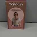 Momcozy Newborn Carrier WeeSnug- Lightweight and Cozy Comfort for 7-25 lbs, Ergonomic Cross-Back Support, Effortless to Put On, Hands-Free Baby Carrier with Lumbar Support, Khaki