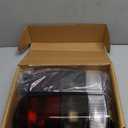 Fits for Rear Brake Tail Light Lens and Housing Assembly Red/Black Smoke Replacement for Jeep 1997-2001 Cherokee [ CH2800128 4897399AA ] Right and left