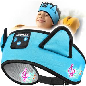 Kids Headphones, Headband for Children Baby & Toddlers, Bluetooth Toddler Headphones Wireless and Wired Playback 3.5 MM Jack for School, Stretchy & Comfy Travel Accessories