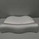 Constructs Zero Pressure Memory Foam Cervical Neck Pillow of Sleeping: Tech-Advanced, Ultra-Comfy, Hygienic & Stylish, Soft Washable Design for Neck Support & Quality Sleep Boost (White + Gray)