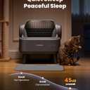 Oneisall Self Cleaning Litter Box: Ease S1 Open-Top Cat Litter Box Rinsable Easy Clean, with Safety Protection & 11L Large Waste Bin & 40pcs Waste Bags, Automatic Cat Litter Box for Multiple Cats