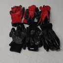 toolant Nitrile Coating Work Gloves for Men, Superior Oil Resistance, Safety Work Gloves with Grip, Touch Screen (X-Large, Red&black (6 Pairs))