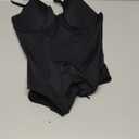 SHAPSHE Strapless Shapewear Corset Bodysuit Tops for Women Tummy Control V Neck Thong Body Shaper Going Out Outfits (Medium, Black)