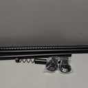 Extra Long Tension Rod 41-165inch Heavy Duty Tension Curtain Rods no Drilling Outdoor Curtain Rod for Patio,Windows,Shower,Doorway,Spring Rods Diameter 1.26inch Black