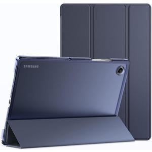 JETech Case for Samsung Galaxy Tab A8 10.5-Inch 2022 (SM-X200/X205/X207), Slim Translucent Back Tri-Fold Folio Stand Protective Tablet Cover, Auto Wake/Sleep (Navy)