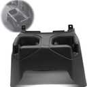 Rear Cups Holder, Floor Console Mounted for dual drinks - for Jeep Wrangler JL/JLU / 4XE / JT-Gladiator 2018-2024 (fits 4 Doors & 2 Doors)