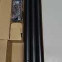 IFELS 2 Pack Heavy Duty Curtain Rods for Windows 48 to 84 Inch, 1 Inch Black Curtain Rods Set of 2 Pack for Outdoor, Farmhouse, Bedroom, Adjustable Easy Install Drapery Rod (A2,Black,30"-90"-2Pack)